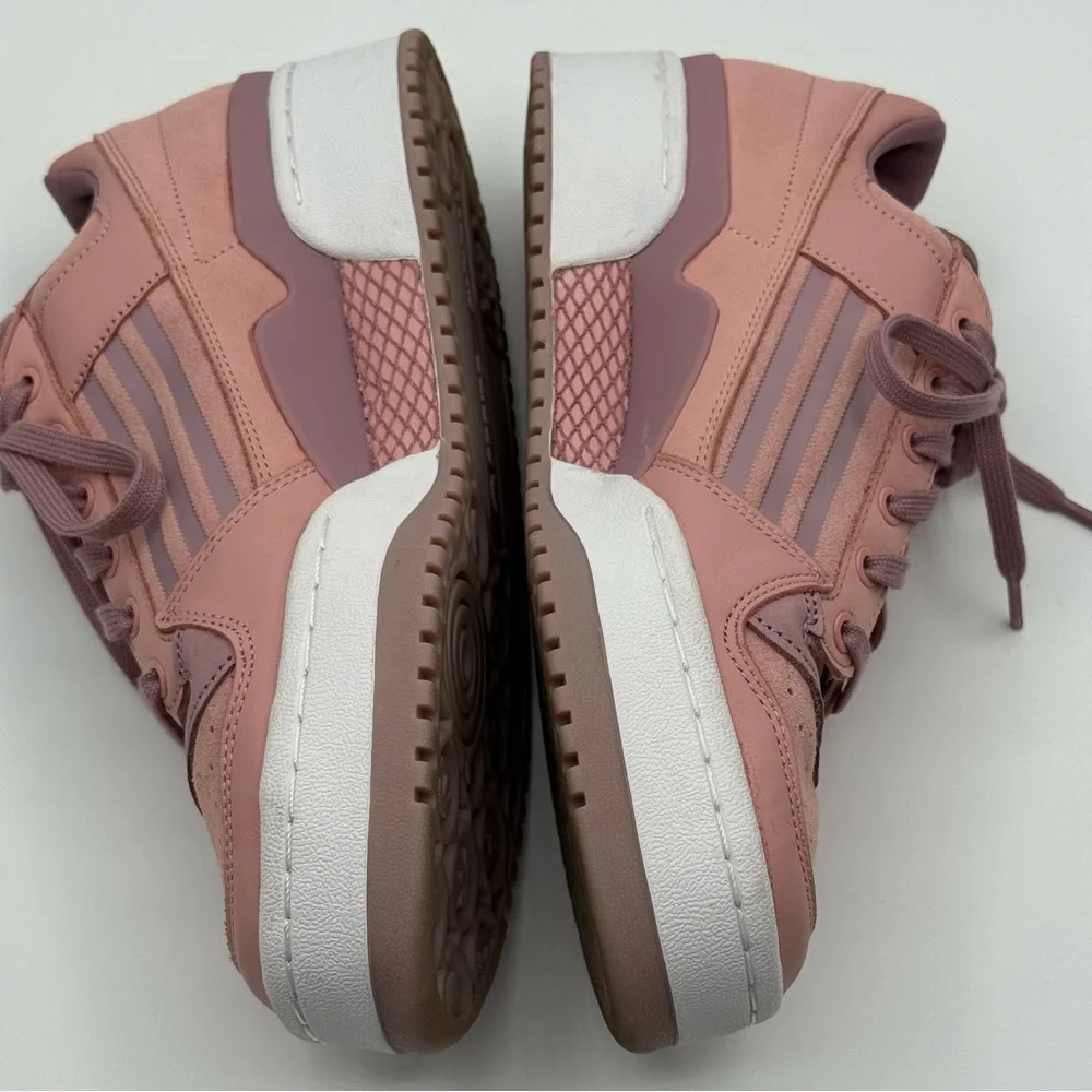 Adidas Forum Low Pink Suede Womens Sneakers Size 10